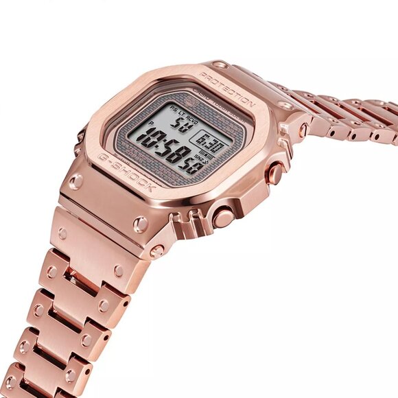 Casio GMW-B5000GD-4 G-Shock Men's Watch Radio Solar Stainless Metal Pink Gold - Picture 4 of 7